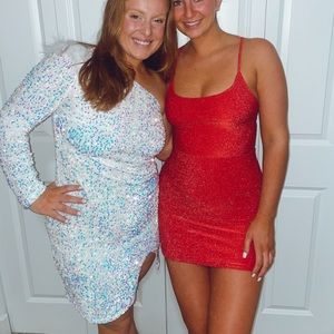 Red Sparkly Dress